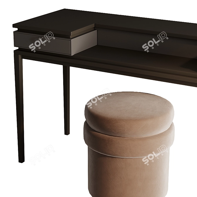 Elegance Starlight Vanity Table 3D model image 3