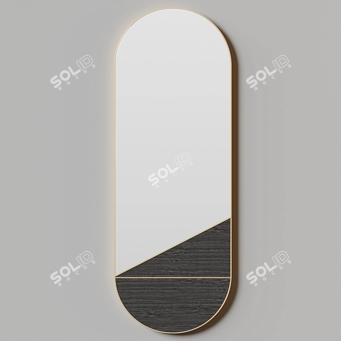 Mendel Modern Wall Mirrors 3D model image 3