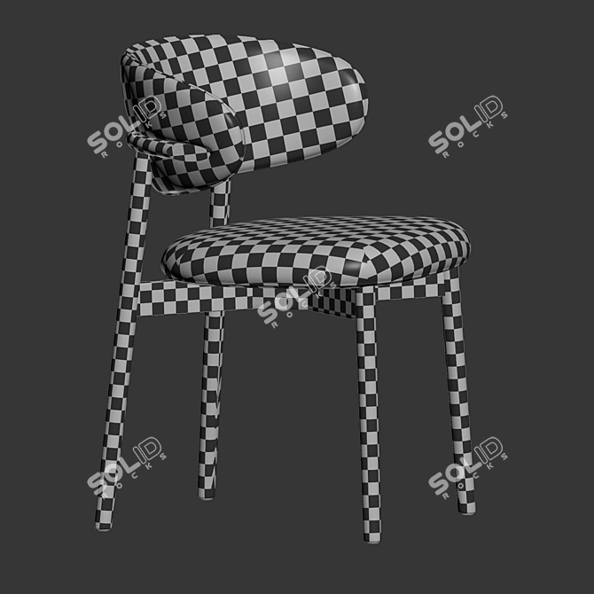 Elegant Oleandro Chair for Calligaris 3D model image 6