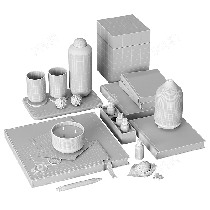 Soho House Aroma Diffuser Set 3D model image 5