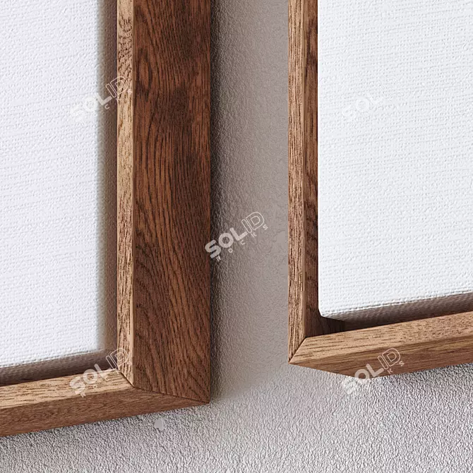 Modern Frame Wall Art Set 3D model image 6