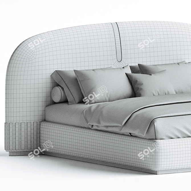 Luxury Bed Suite Design Excellence 3D model image 3