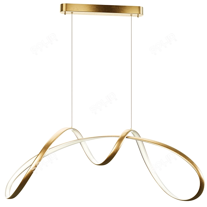 Luxury Gold Lamp NORVIN B dazzles 3D model image 9