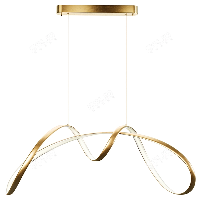 Luxury Gold Lamp NORVIN B dazzles 3D model image 18