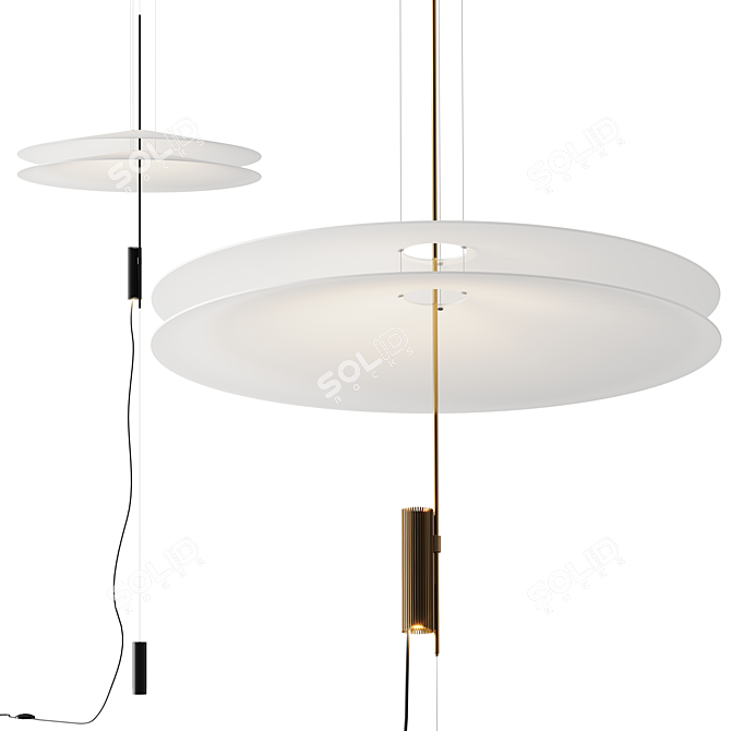  Flamingo Pendant Lamp Vibia 3D model image 1