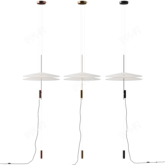  Flamingo Pendant Lamp Vibia 3D model image 2