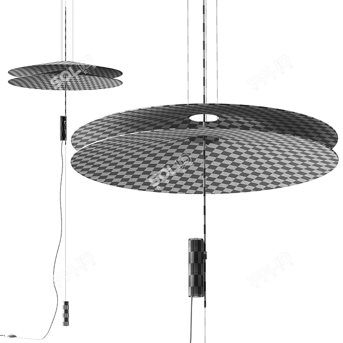  Flamingo Pendant Lamp Vibia 3D model image 4