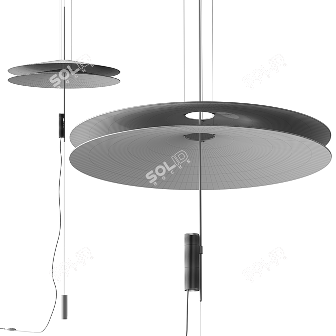  Flamingo Pendant Lamp Vibia 3D model image 5