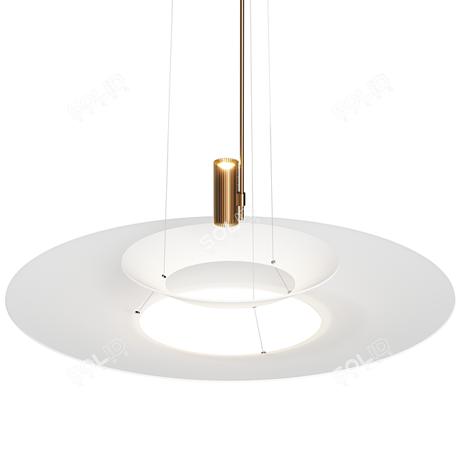  Flamingo 1540 Pendant Lamp Rotation Ready 3D model image 2