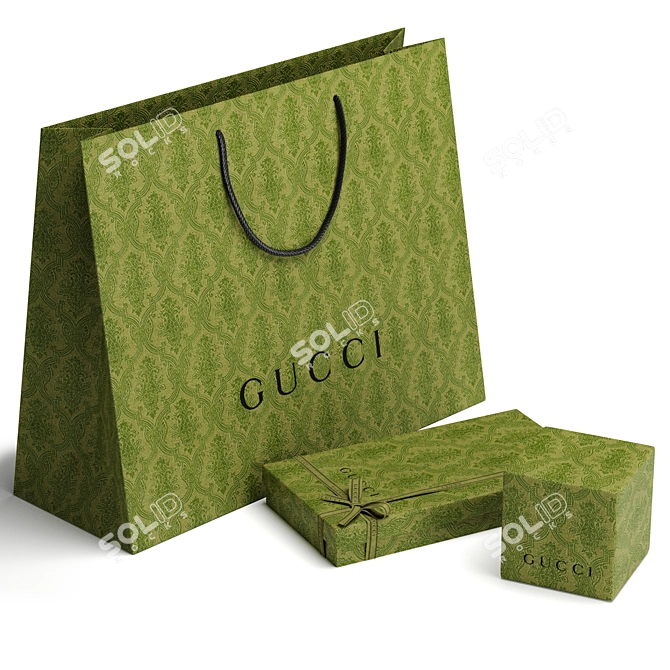 Gucci Gift Packaging Set 3D model image 2