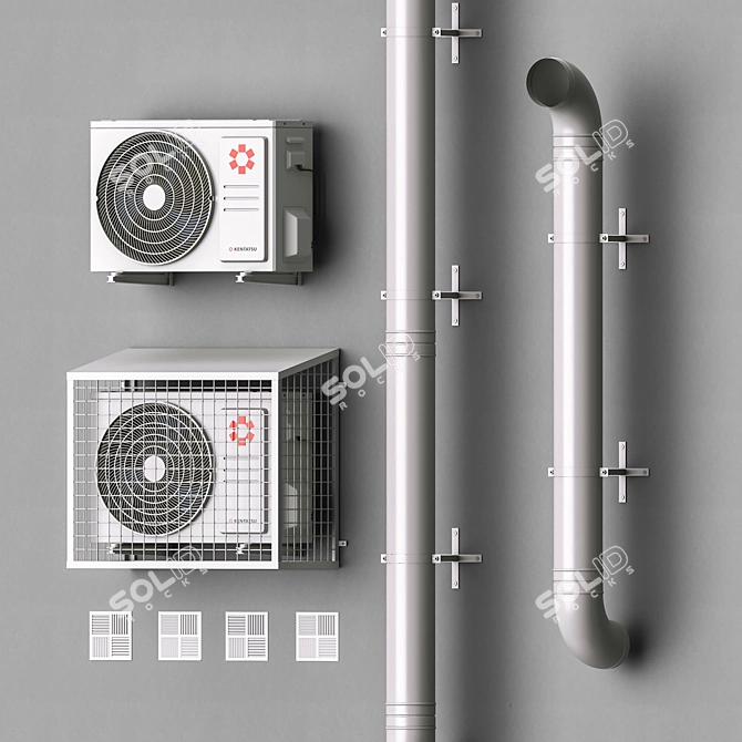 External Ventilation Kit 1 3D model image 5