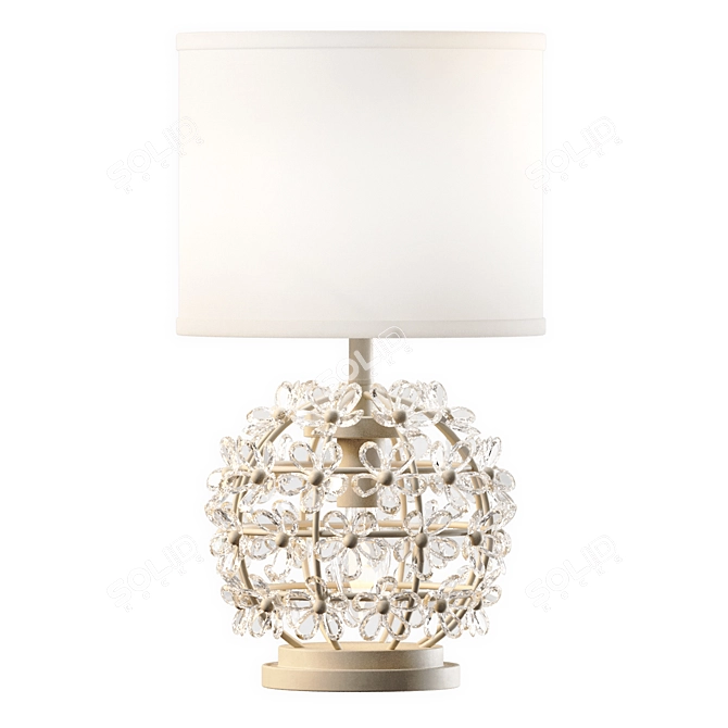 Floral 3-Way Blossom Table Lamp 3D model image 1