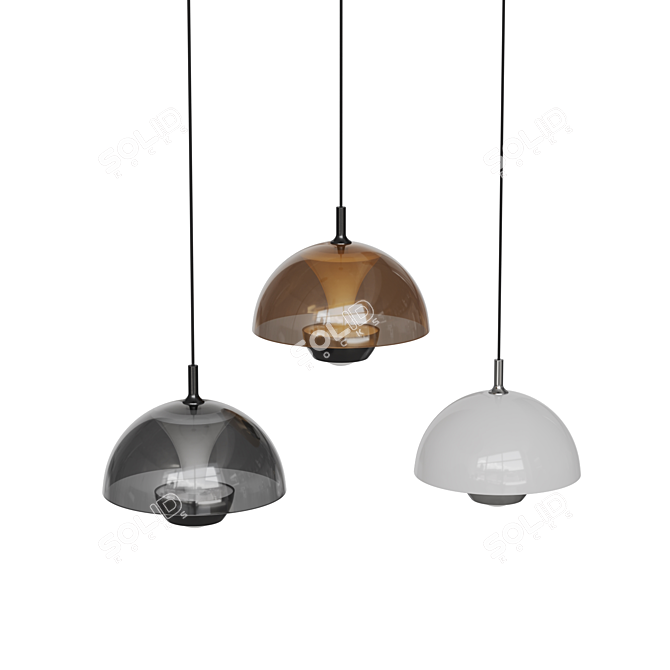 LED Pendant Light Lampatron HENNEKE 3D model image 4
