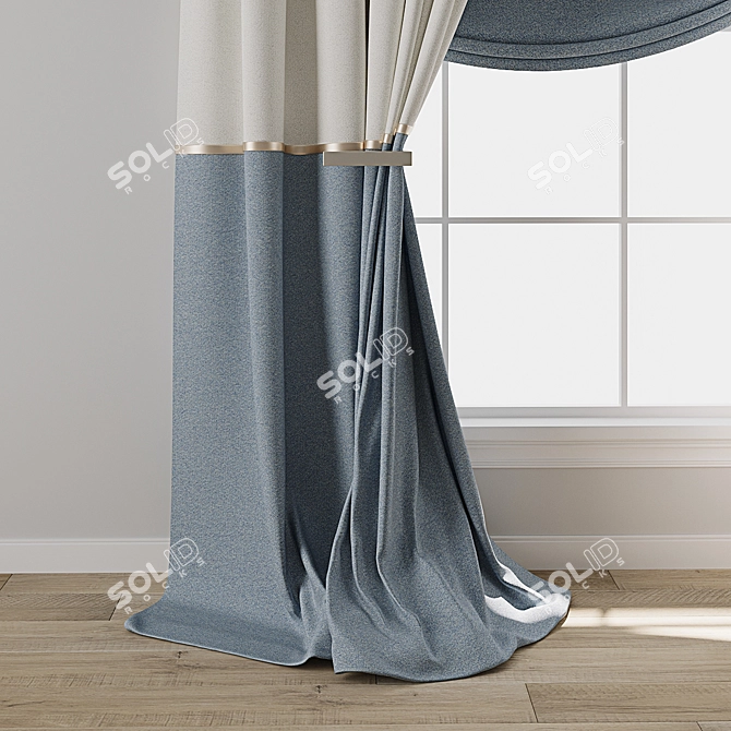 Curtain 885 3D Model Set 3D model image 2