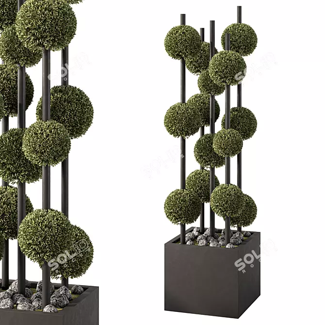 Versatile Outdoor Plant Set, Polys: 1928928 3D model image 1