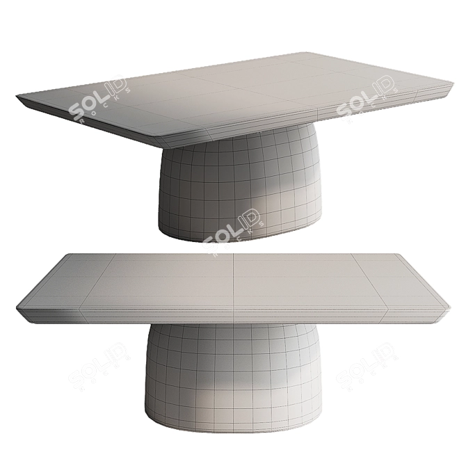 Elegant Nikari April Coffee Table 3D model image 3