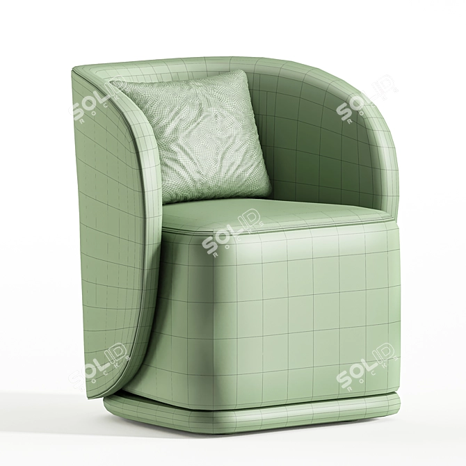 Contemporary Diane Lounge Chair, 2015 3D model image 7