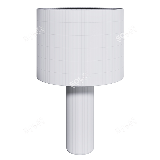 Elegant Table Lamp Tallulah 3D model image 2