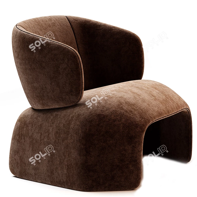  Stylish ICARUS Armchair, Linteloo 3D model image 2
