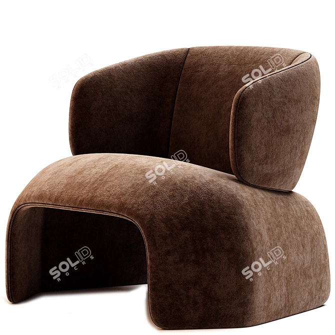  Stylish ICARUS Armchair, Linteloo 3D model image 4