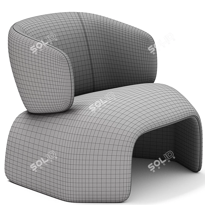 Stylish ICARUS Armchair, Linteloo 3D model image 6