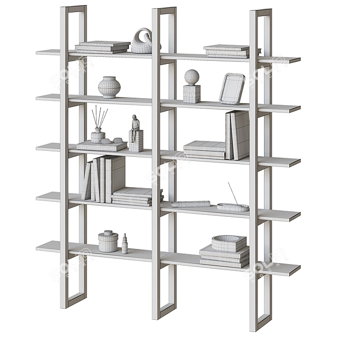 Rokvud Light Minimalist Shelf 3D model image 6