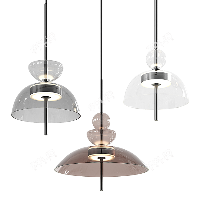 Modern Pendant Light Bangkok 3D model image 1