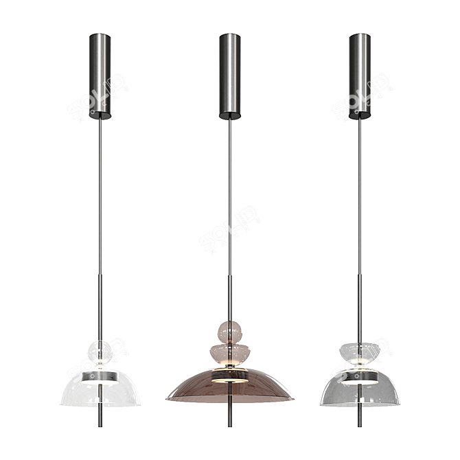 Modern Pendant Light Bangkok 3D model image 2