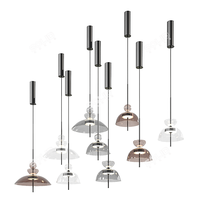 Modern Pendant Light Bangkok 3D model image 3