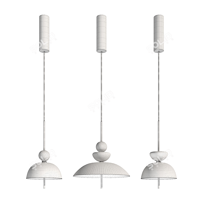 Modern Pendant Light Bangkok 3D model image 4