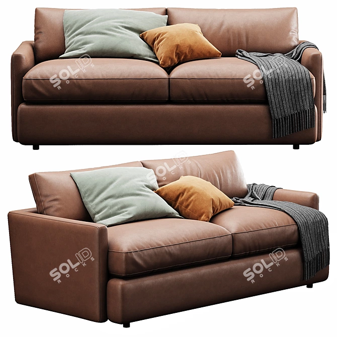 Customizable Lounge Sofa with VIP Quality 3D model image 4