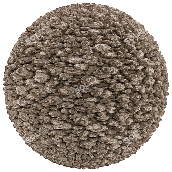 Pebble Stones 4k PBR Textures 3D model image 1