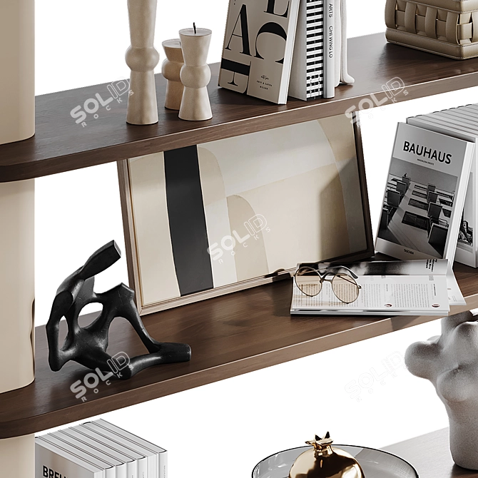 Rome Shelf with Cosmorelax Decor 3D model image 2