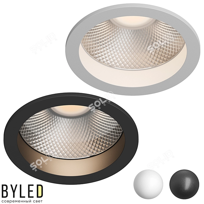 Miracle Byled Recessed Light 5W 3D model image 1