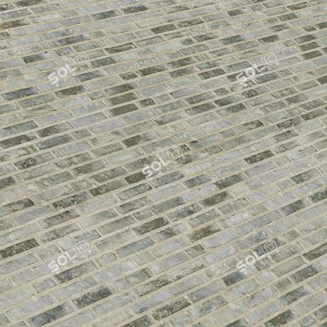 Rustic AR Firebrick Texture Set 3D model image 7