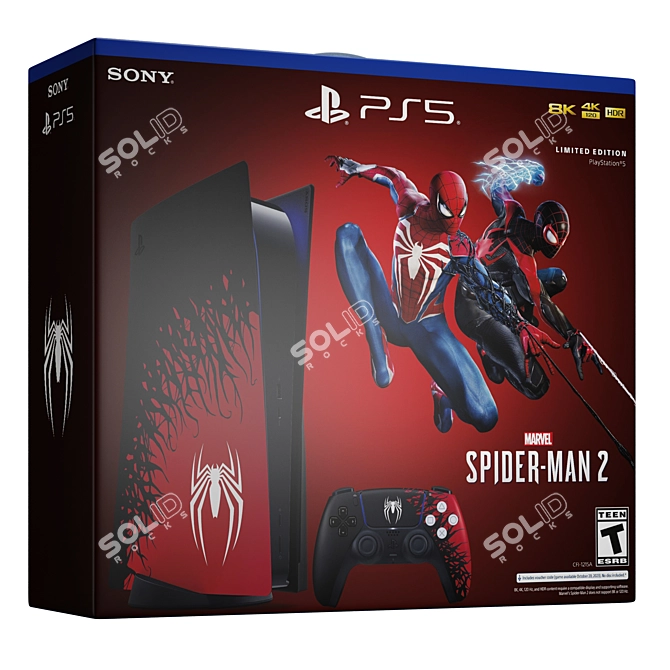 PS5 Bundle: Exclusive Game Pack 3D model image 2