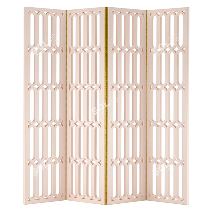 Marshmallow Partition Screen 3D model image 1