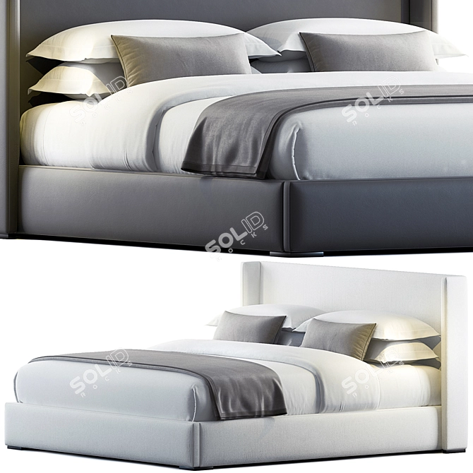 Luxury Lawson Bed - Restoration Hardware 3D model image 1