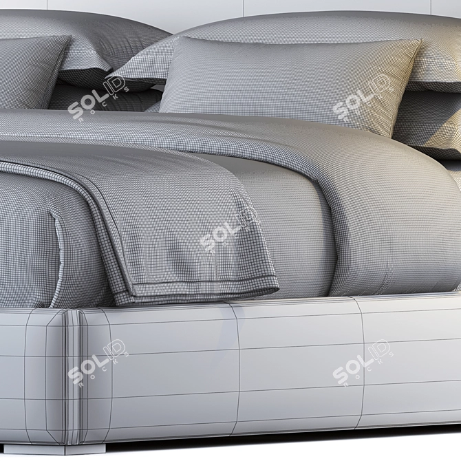 Luxury Lawson Bed - Restoration Hardware 3D model image 5