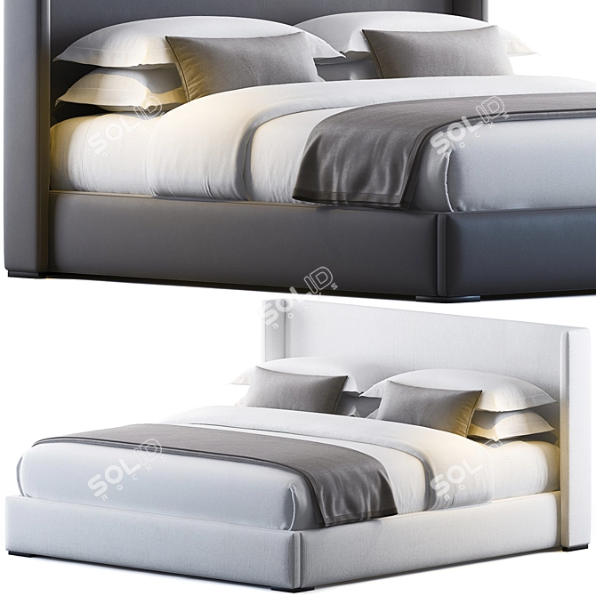 Luxury Lawson Bed - Restoration Hardware 3D model image 8