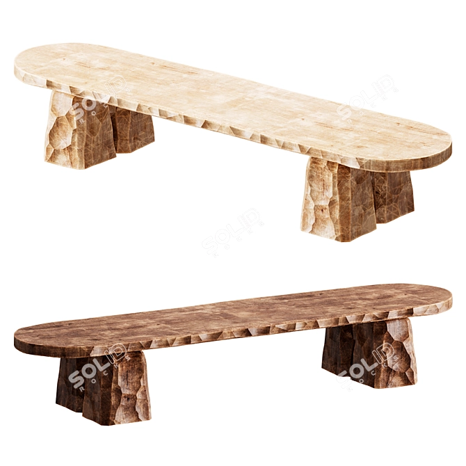 Modern Gurage Table No 24 3D model image 1