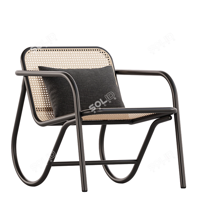 Elegant N.200 Chair Design 3D model image 1