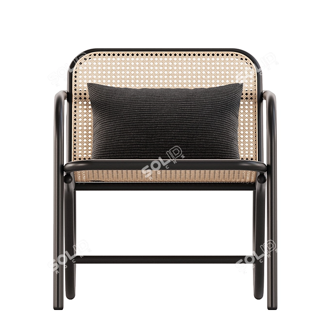 Elegant N.200 Chair Design 3D model image 2