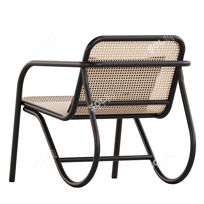 Elegant N.200 Chair Design 3D model image 4