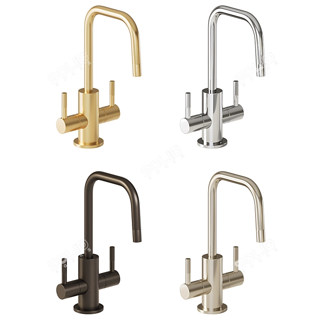 Sutton Faucet Collection by Rejuvenation 3D model image 5