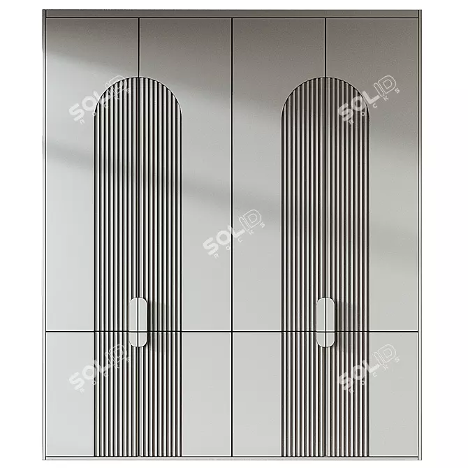 Modern Wardrobe 191 Model in 3Ds Max 3D model image 3