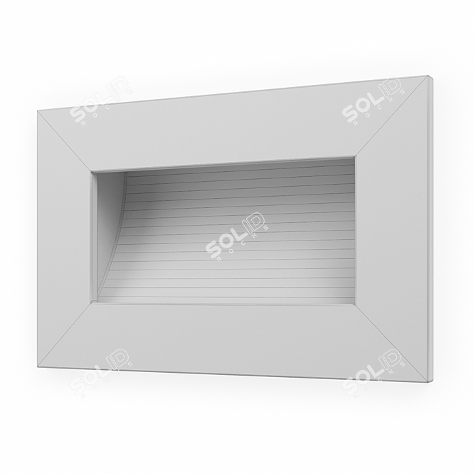 Rectangular LED Step Light - Integrator IT-764 3D model image 3