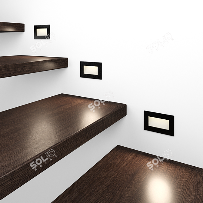 Rectangular LED Step Light - Integrator IT-764 3D model image 5