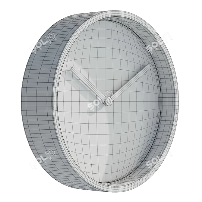 UV Unwrapped Kite Wall Clock 3D model image 6