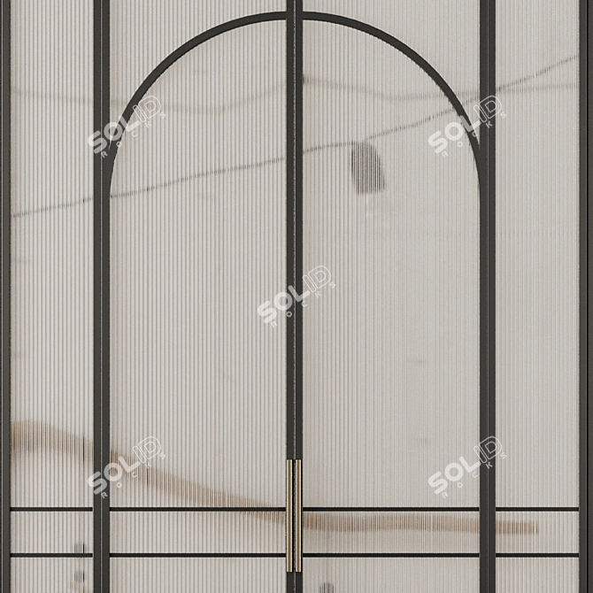 Modern Entrance Door Set19: 3Ds Max 2016 3D model image 2